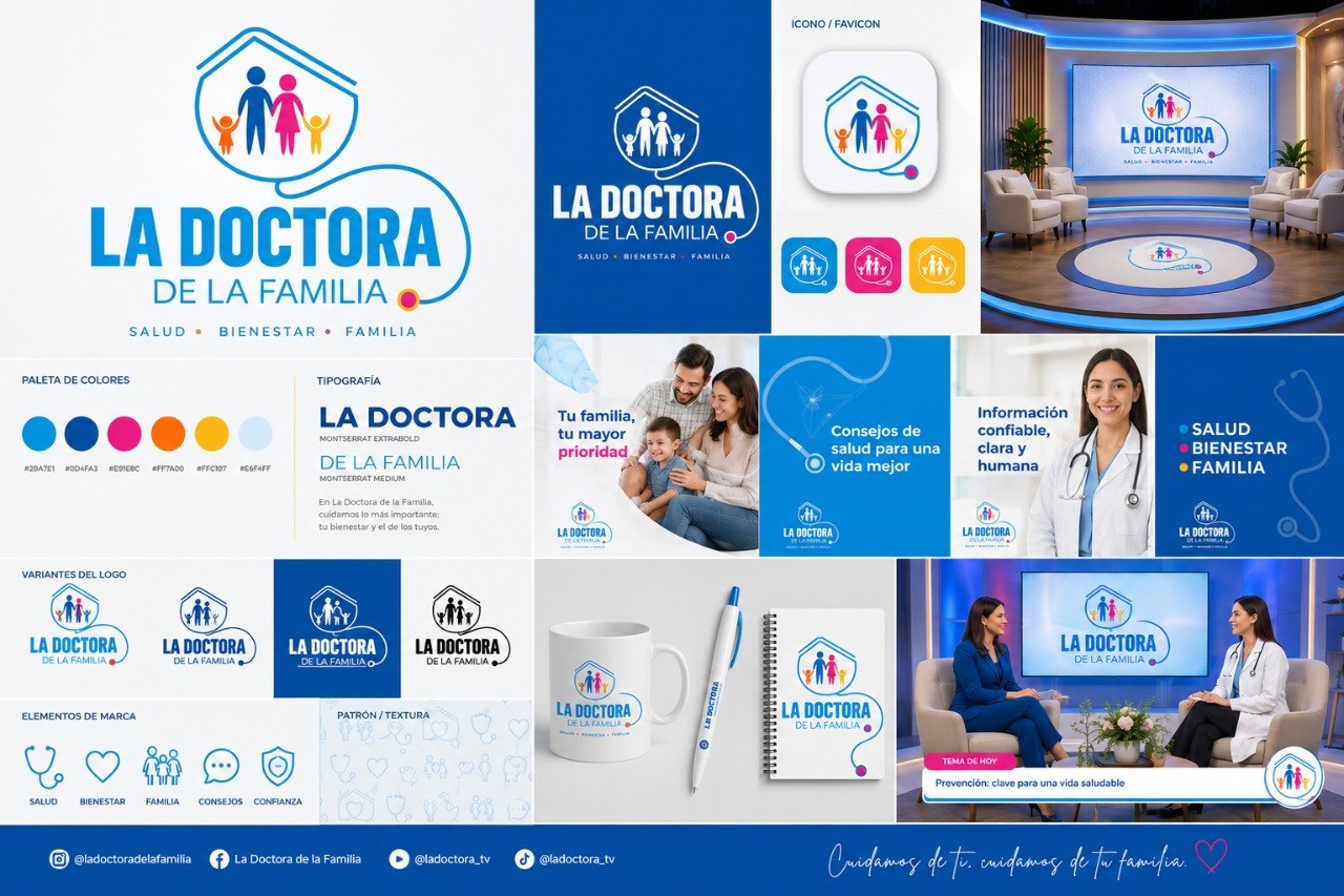 Identidad visual de La Doctora de la Familia